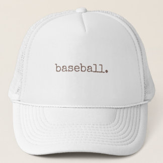 Gorra De Camionero Regalo de béisbol minimalista con máquina de escri