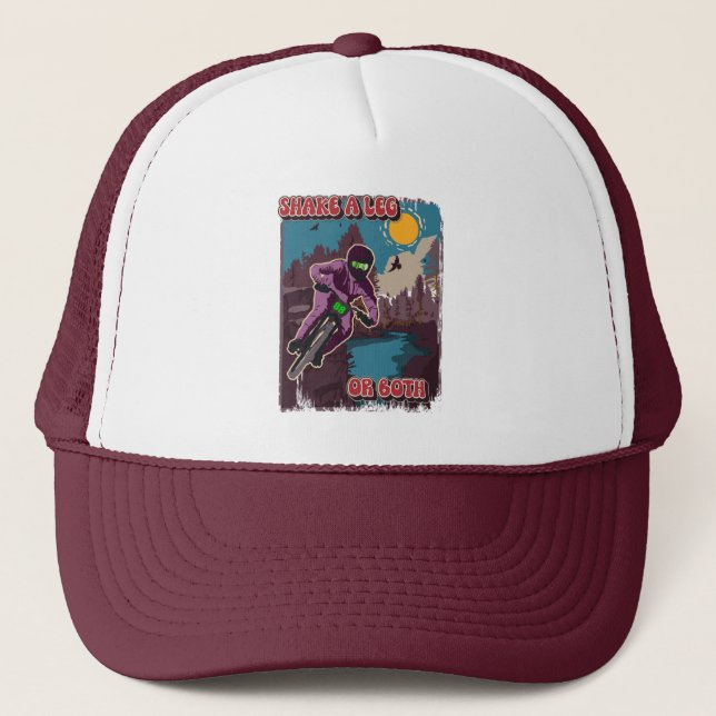 Gorra De Camionero Regalo de bicicleta de montaña (Anverso)