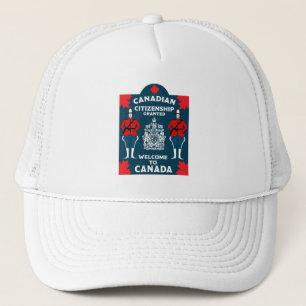 Gorra De Camionero Regalo de celebración de la ciudadanía canadiense