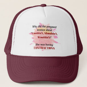Gorra De Camionero Regalo de Chiste preñado de Chiste de profesor ing