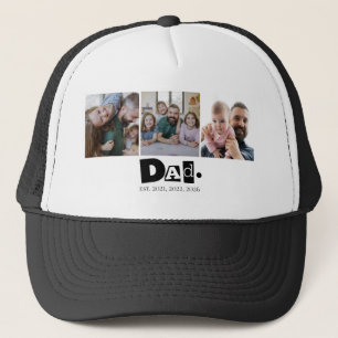Gorra De Camionero Regalo de Colage de Fotos Personalizado Año 3 para