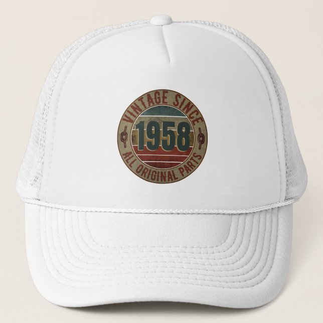 GORRA DE CAMIONERO REGALO DE CUMPLEAÑOS DE 1958 VI (Anverso)