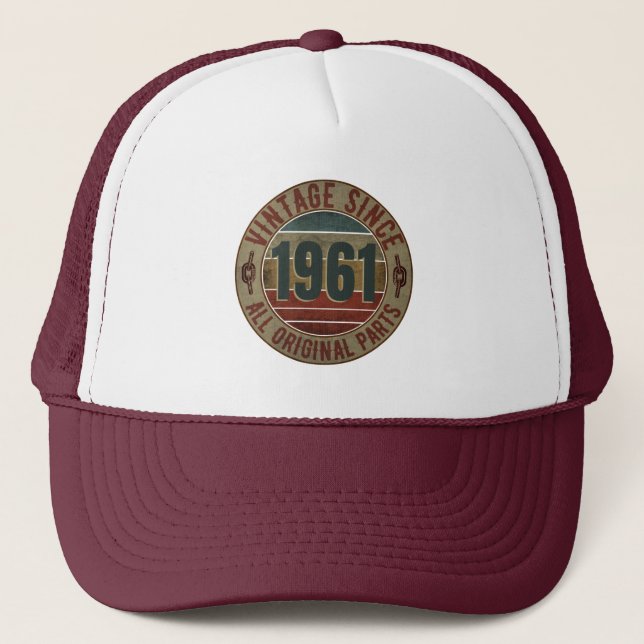 GORRA DE CAMIONERO REGALO DE CUMPLEAÑOS DE 1961 VI (Anverso)