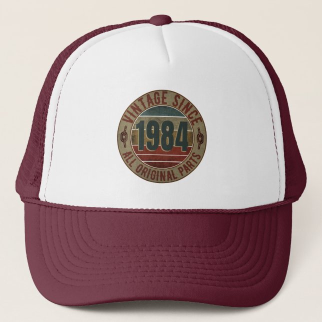 GORRA DE CAMIONERO REGALO DE CUMPLEAÑOS DE 1984 AN (Anverso)