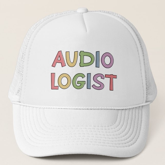 Gorra De Camionero Regalo de graduación de Audiología Audióloga (Anverso)