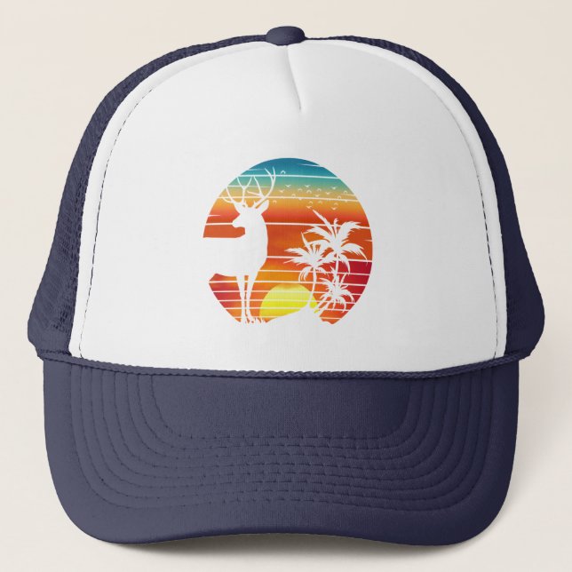 GORRA DE CAMIONERO REGALO DE HUNTER DE DEER RETRO (Anverso)