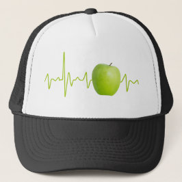 Gorra De Camionero Regalo de manzanas de latido para personas sanas