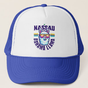 Gorra De Camionero Regalo de recuerdo de Bahamas: Llama de Nassau Bah