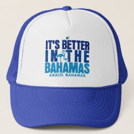 Gorra De Camionero Regalo de recuerdo de Bahamas: Mejor Abaco Bahamas