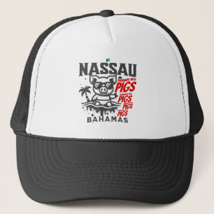 Gorra De Camionero Regalo de recuerdo de Bahamas: Nassau Bahamas Nata