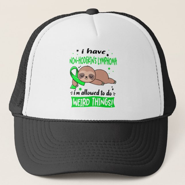 Gorra De Camionero Regalo de Ribbon por el Mes de Concienciación sobr (Anverso)