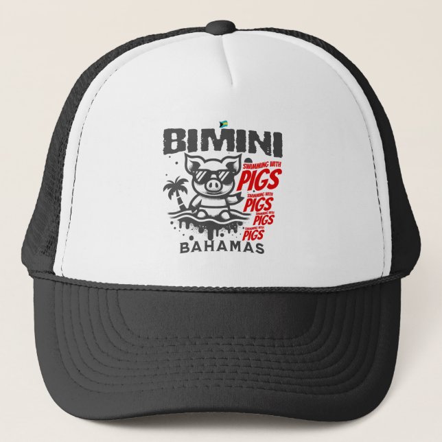 Gorra De Camionero Regalo de souvenirs de Bahamas: Bimini Bahamas (Anverso)