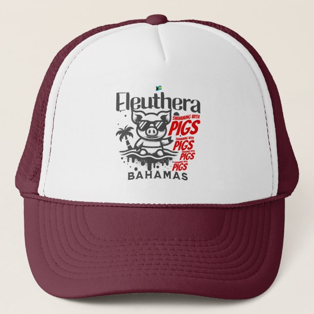 Gorra De Camionero Regalo de souvenirs de las Bahamas: Eleuthera (Anverso)