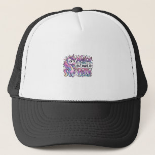 Gorra De Camionero Regalo de Tipografía Mágica de Unicornio pero Hazl