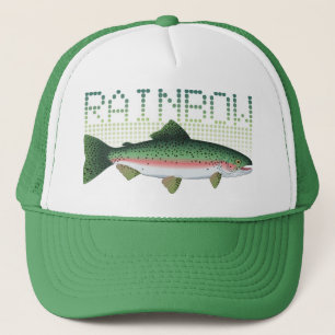Gorra De Camionero Regalo de trucha arcoiris para un pescador o pesca
