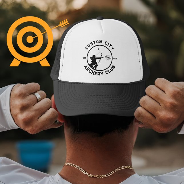 Gorra De Camionero Regalo del club de tiro con arco personalizado par (Subido por el creador)