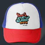 Gorra De Camionero Regalo del Día del Padre Retro Colorido<br><div class="desc">Sombrero de camionero de regalo del Día del Padre Retro Colorido</div>