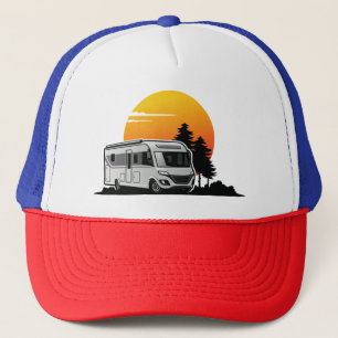 Gorra De Camionero Regalo del propietario del automóvil retro Sunset