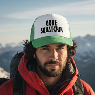Gorra De Camionero Regalo Divertido de Bigfoot – Gone Squatchin