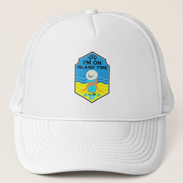 Gorra De Camionero Regalo Esencial de Playa de Verano (Anverso)