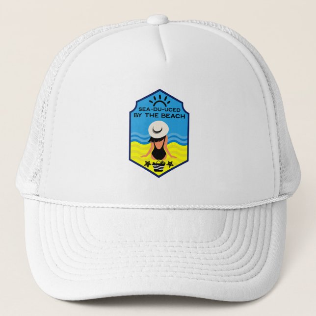 Gorra De Camionero Regalo Esencial de Playa de Verano (Anverso)