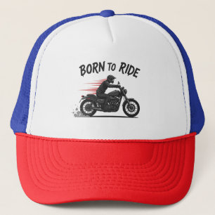 Gorra De Camionero Regalo genial para motociclista - Diseño "Nacido p
