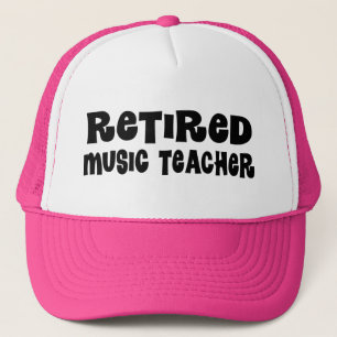 Gorra De Camionero Regalo jubilado del profesor de música