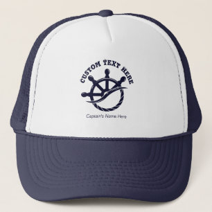 Gorra De Camionero Regalo Náutico de Capitán de Barco Personalizado