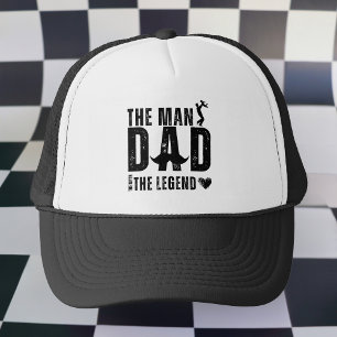 Gorra De Camionero Regalo para Padre El Hombre El Mito La Leyenda Pap
