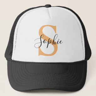 Gorra De Camionero Regalo Personalizado con Nombre y Letra Elegante