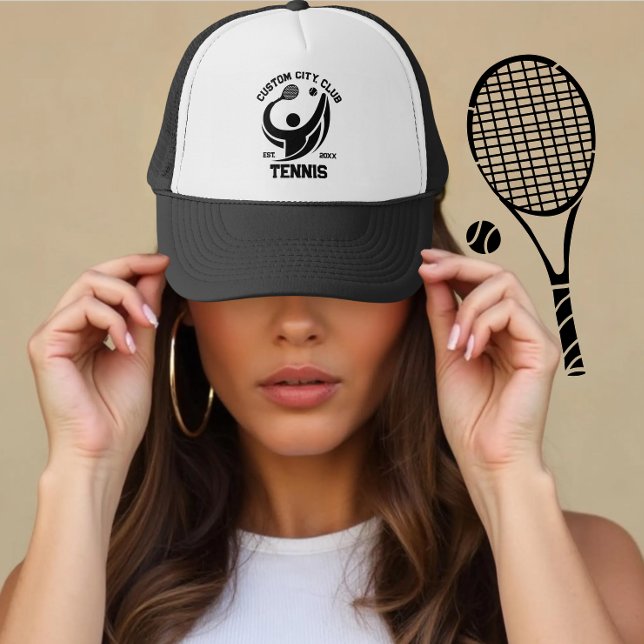Gorra De Camionero Regalo Personalizado de Club de Tenis y Nombre de  (Subido por el creador)