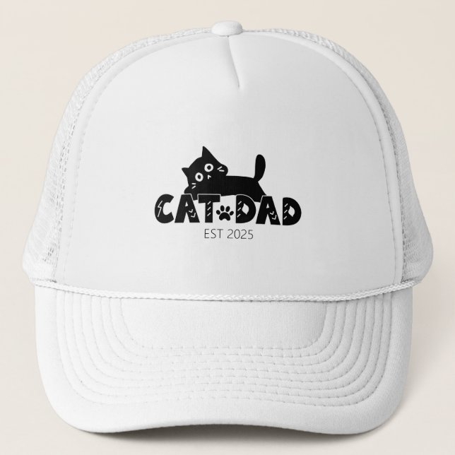 Gorra De Camionero Regalo personalizado del día del padre para los am (Anverso)