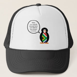 Gorra De Camionero Regalo Personalizado Pingüino Vida Silvestre Sudáf
