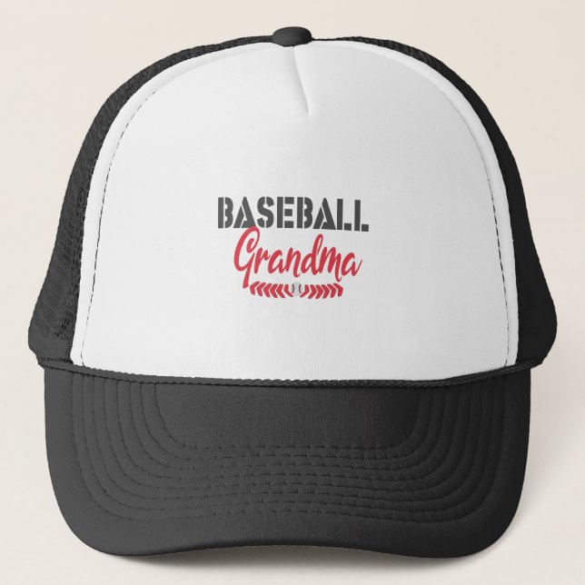 Gorra De Camionero Regalo retro de la abuela de béisbol (Anverso)
