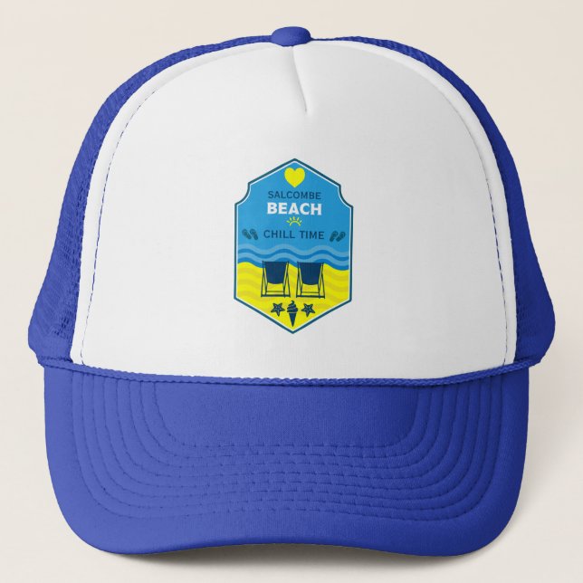 Gorra De Camionero Regalos Británicos De Playa (Anverso)