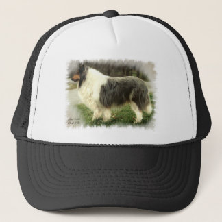 Gorra De Camionero Regalos de Arte Collie Áspero Merle Azul