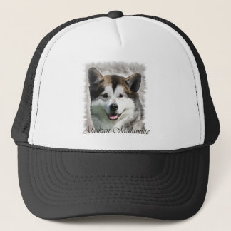 Gorra De Camionero Regalos de arte de Alaskan Malamute