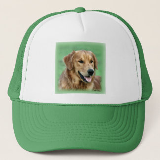 Gorra De Camionero Regalos de arte de Golden Retriever