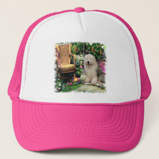 Gorra De Camionero Regalos de arte de Sheepdog ingleses viejos