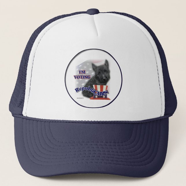 Gorra De Camionero Regalos de Cairn Terrier (Anverso)