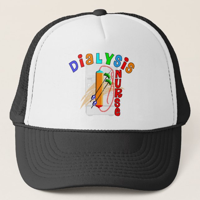 Gorra De Camionero Regalos de enfermería de diálisis (Anverso)