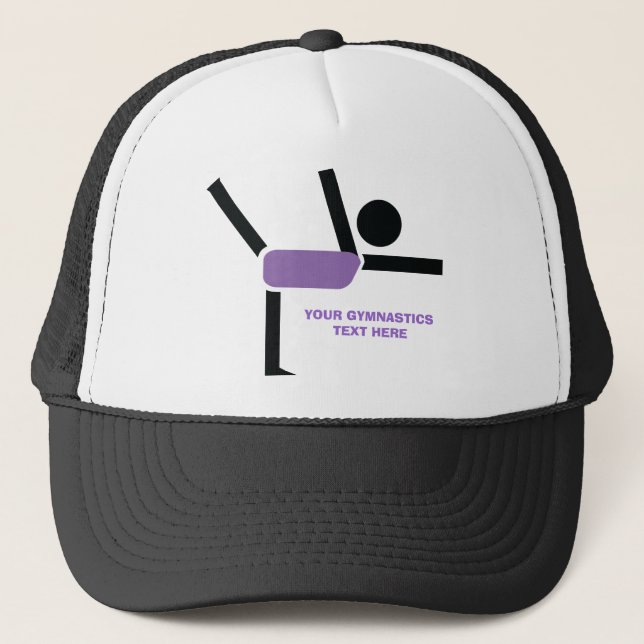 Gorra De Camionero Regalos de gimnasia, personalizado de gimnasia (Anverso)