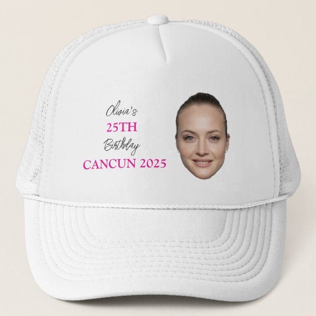 Gorra De Camionero Regalos De La Escuadrón De Cumpleaños Para Las Muj (Anverso)