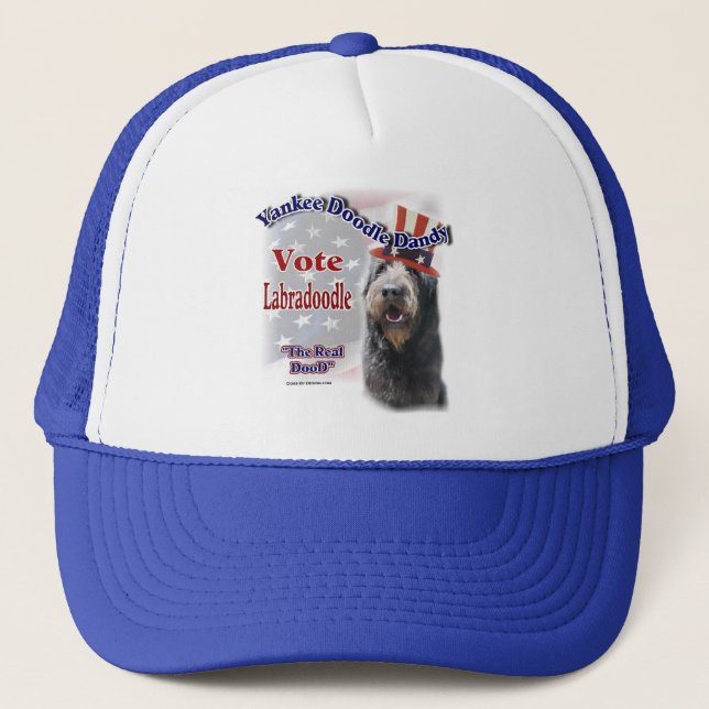 Gorra De Camionero Regalos de Labradoodle (Anverso)