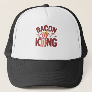 Gorra De Camionero Regalos de los amantes de la carne de Bacon King p