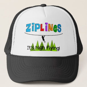 Gorra De Camionero Regalos de los amantes de ZipLine