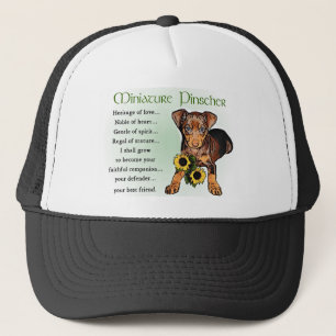 Gorra De Camionero Regalos de Pinscher en miniatura