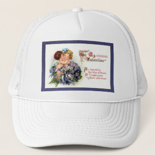 Gorra De Camionero Regalos de San Valentín Victoriano "La Felicidad d