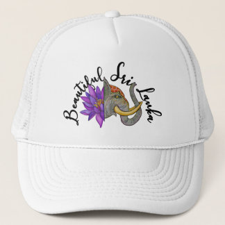 Gorra De Camionero Regalos de Sri Lanka con elefante y Lotus