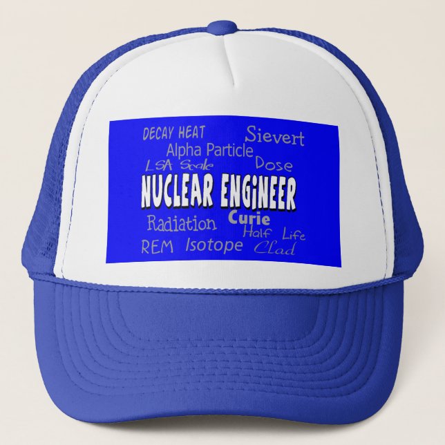 Gorra De Camionero Regalos de terminología de ingeniero nuclear (Anverso)